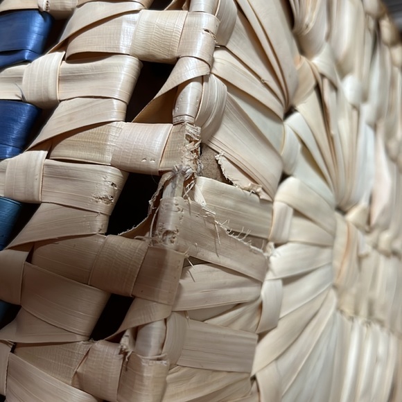 NWT 10,000 Villages Basket ceramic handles - Picture 6 of 8